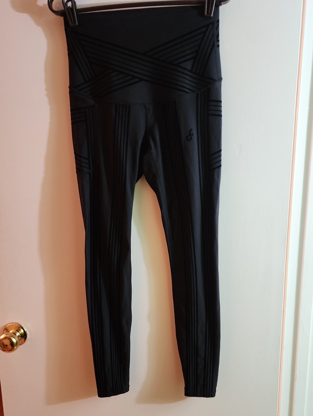 Fanka Powerband Resistance High Compression Black  High-Waist Leggings